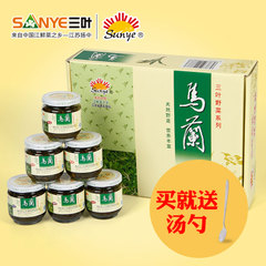 特產(chǎn)三葉咸秧草下飯菜開胃菜醬菜馬蘭裝禮盒130gx6瓶